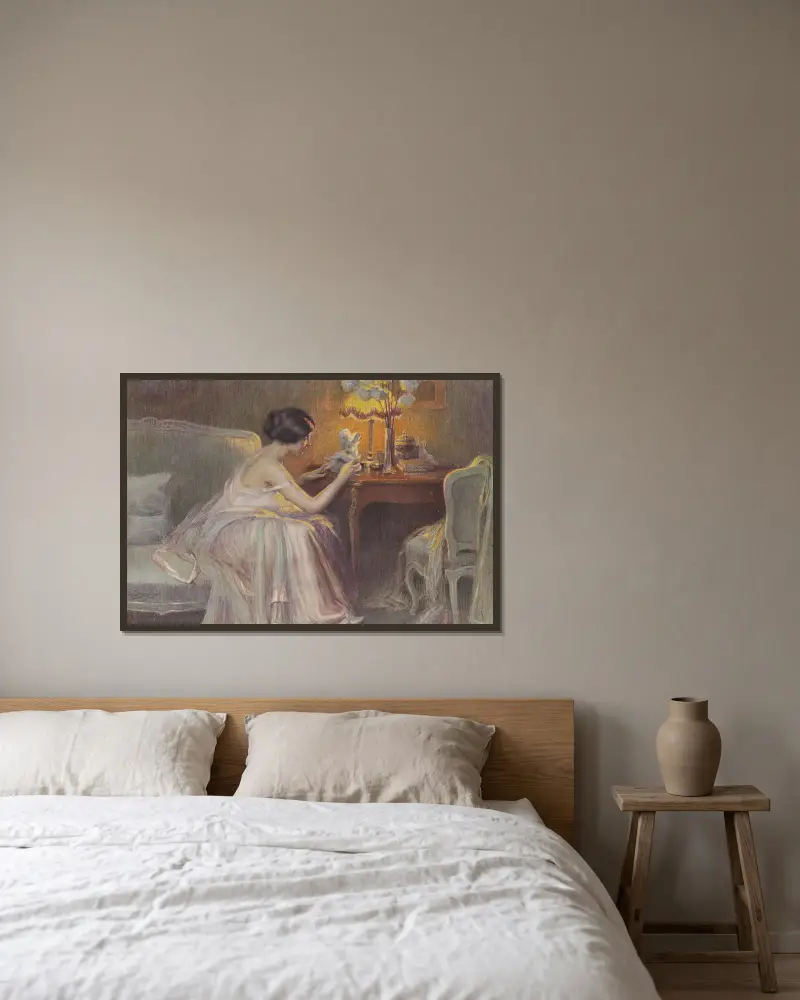 Malá socha, Delphin Enjolras v rámu na stěně