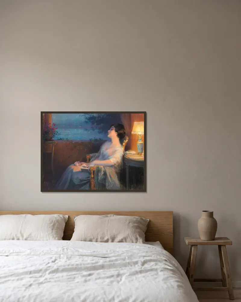 Havets sus av Delphin Enjolras inramad på en vägg