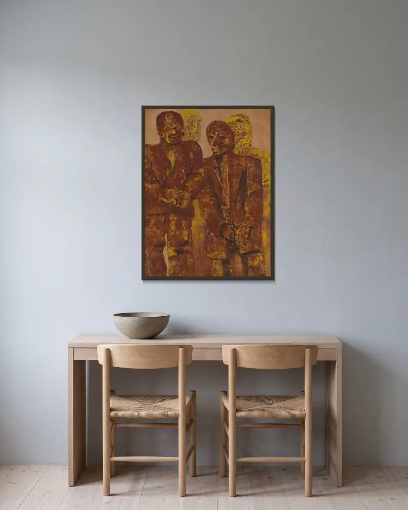 Obžalovaní, Frits van den Berghe v rámu na stěně