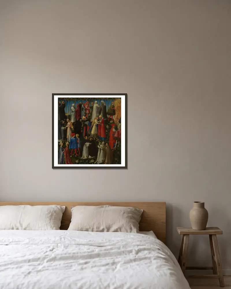 Ráj, Giovanni di Paolo v rámu na stěně