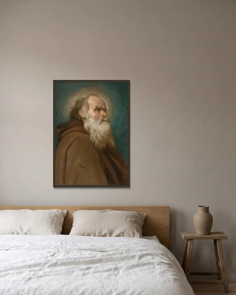 Svatý Antonín Veliký, Diego Velázquez v rámu na stěně