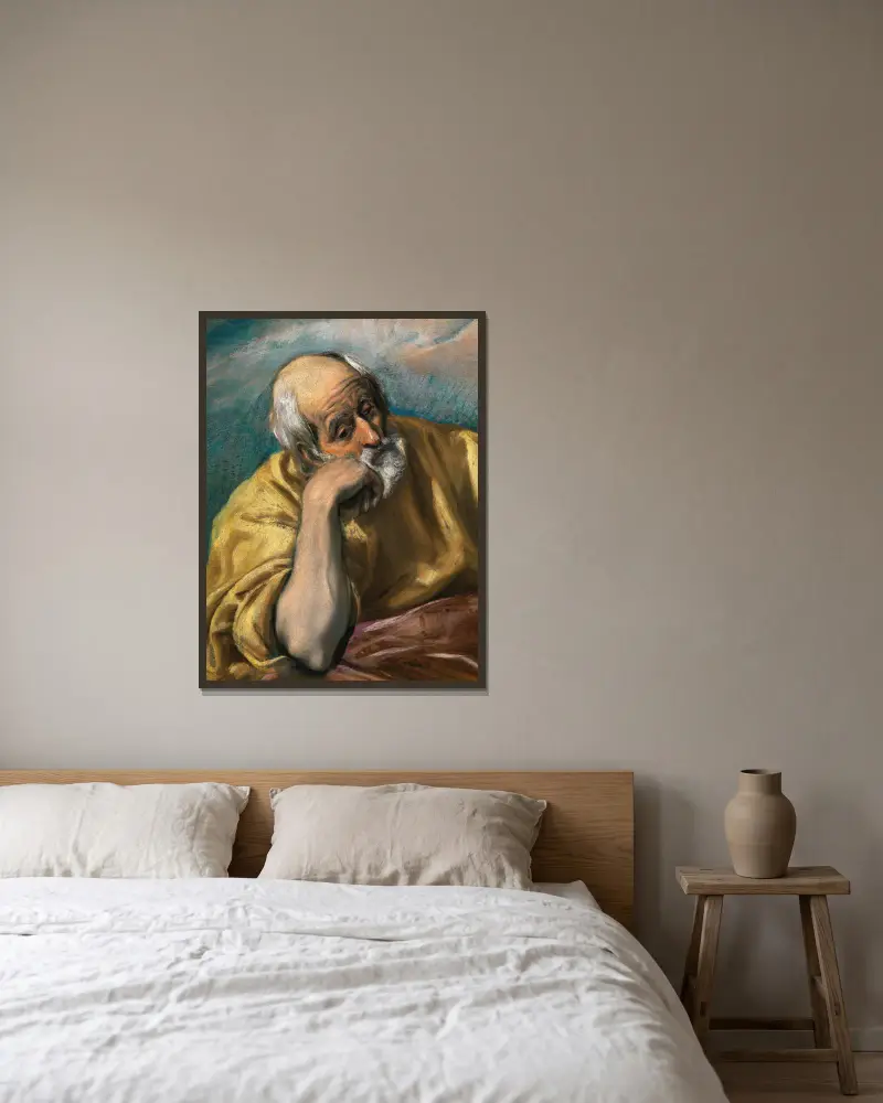 Święty Józef, El Greco (Domenikos Theotokopoulos) w ramie na ścianie