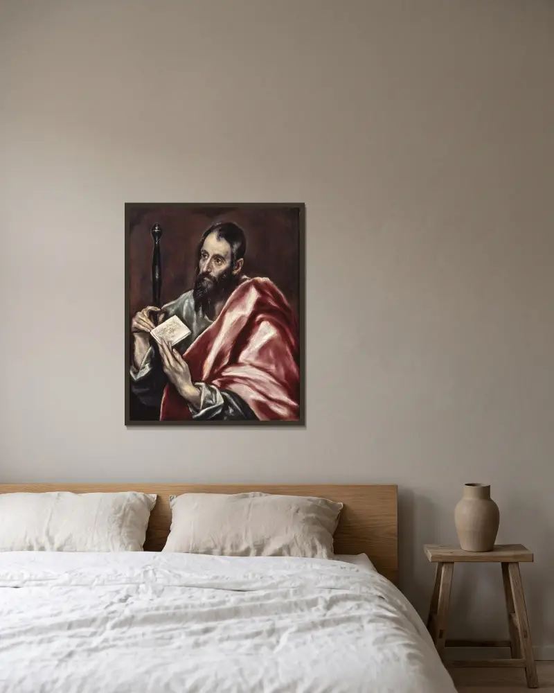 Święty Paweł, El Greco (Domenikos Theotokopoulos) w ramie na ścianie