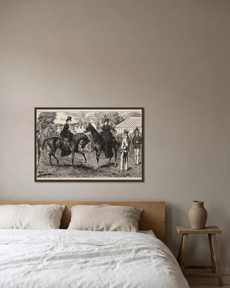 Proč Pifflers prohráli odvetu, George Du Maurier v rámu na stěně
