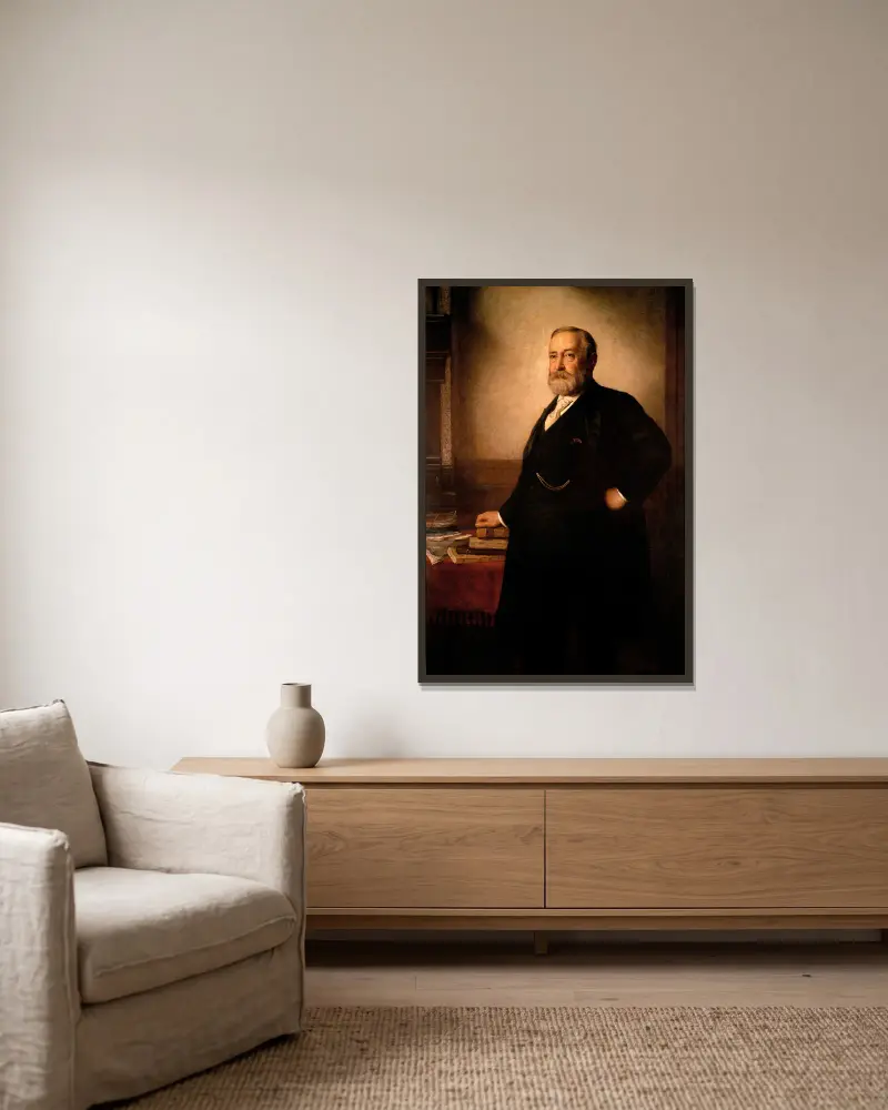 Benjamin Harrison – Nr. 1, Eastman Johnson w ramie na ścianie