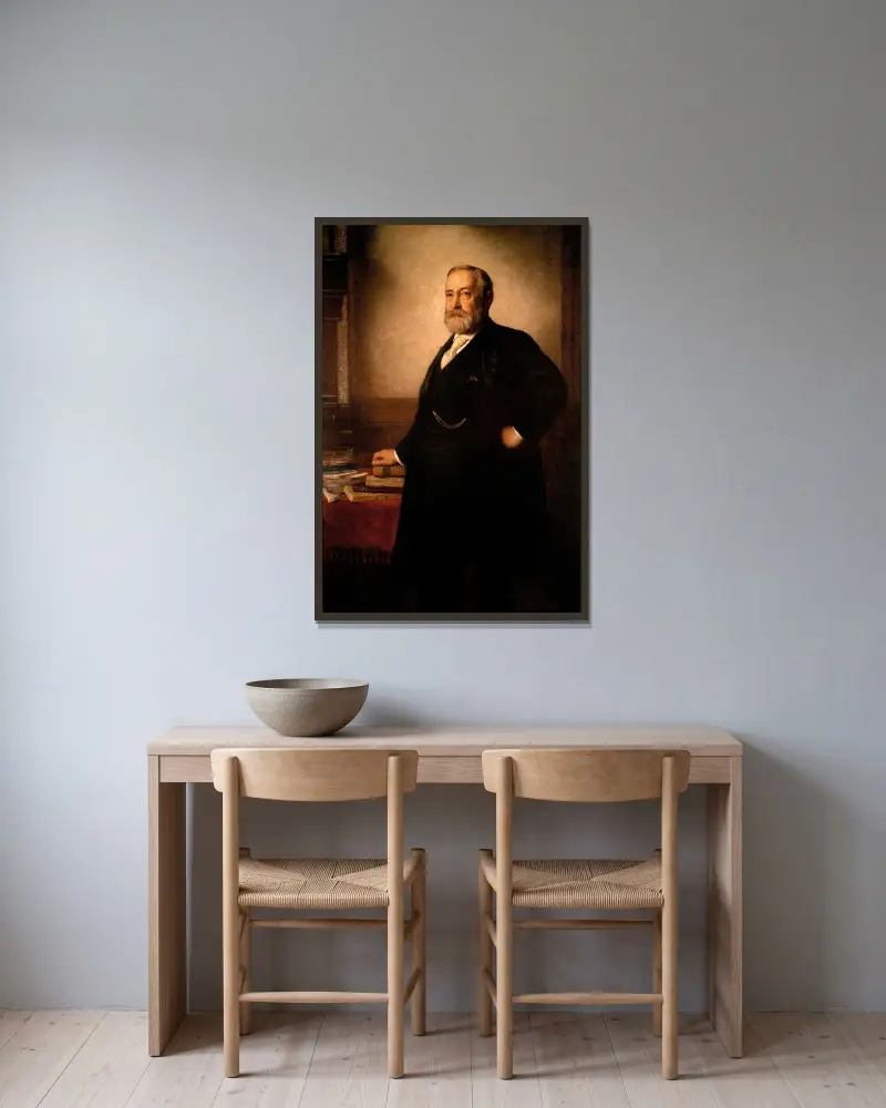Benjamin Harrison – Nr. 1, Eastman Johnson w ramie na ścianie