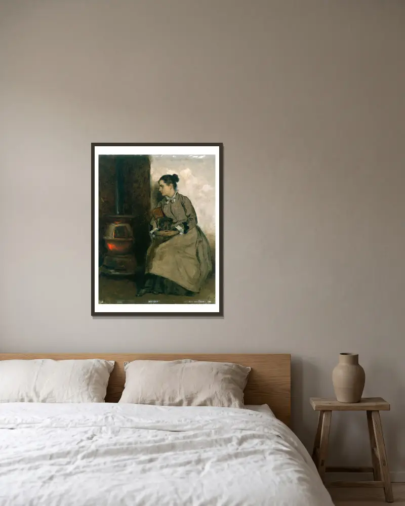 Rut, Eastman Johnson w ramie na ścianie