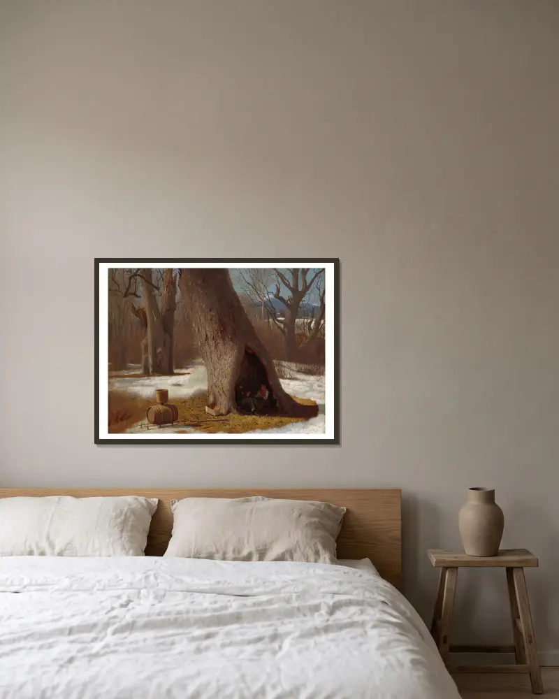 Záškoláci, Eastman Johnson v rámu na stěně