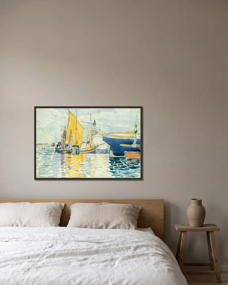 Wenecja – Giudecca, Henri-Edmond Cross w ramie na ścianie