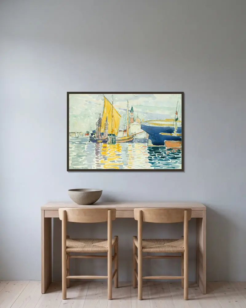Wenecja – Giudecca, Henri-Edmond Cross w ramie na ścianie