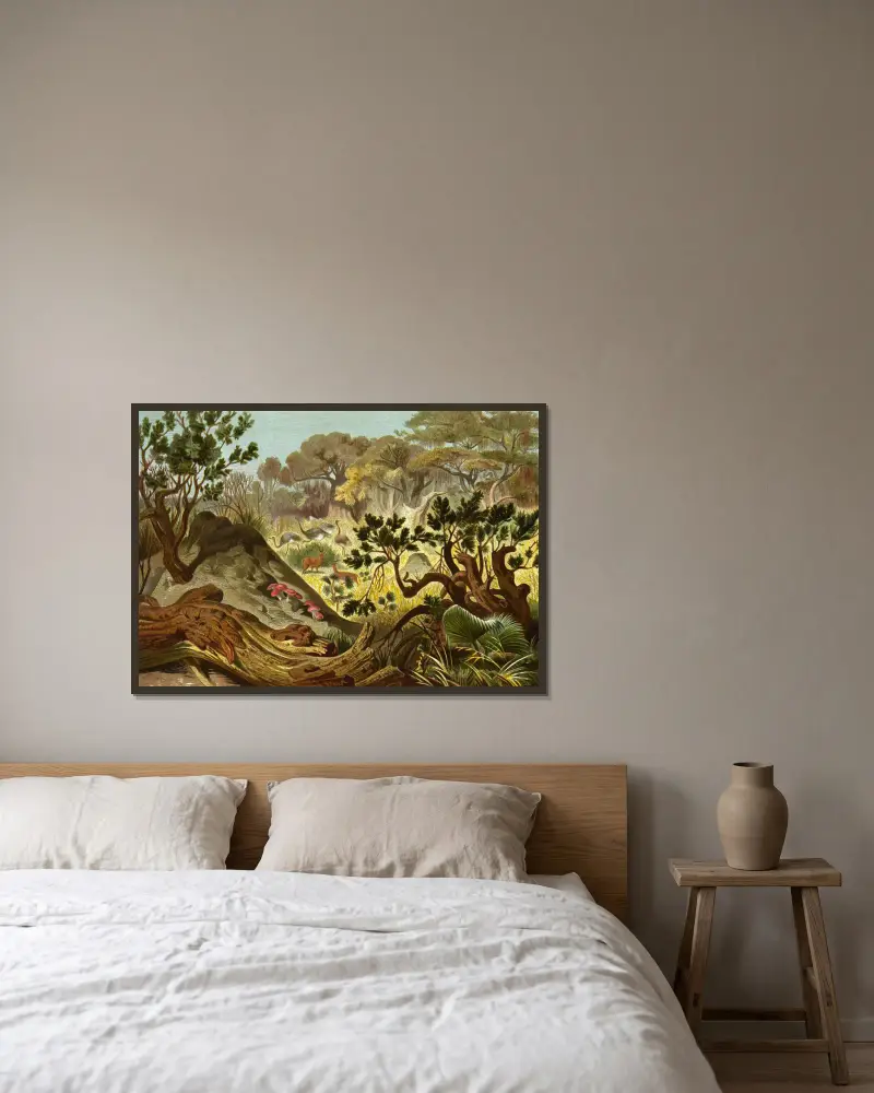 Die Insekten, Tausendfüssler und Spinnen Pl 16 von Alfred Edmund Brehm gerahmt an einer Wand