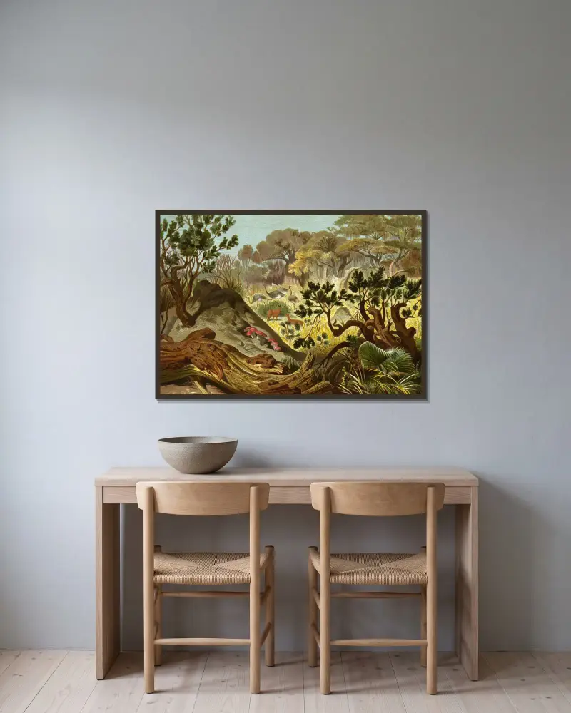 Die Insekten, Tausendfüssler und Spinnen Pl 16 von Alfred Edmund Brehm gerahmt an einer Wand