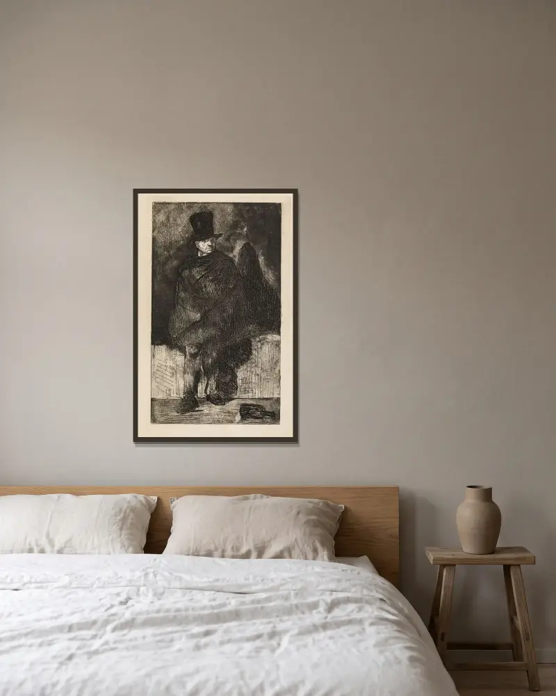 Pijak absyntu, Édouard Manet w ramie na ścianie