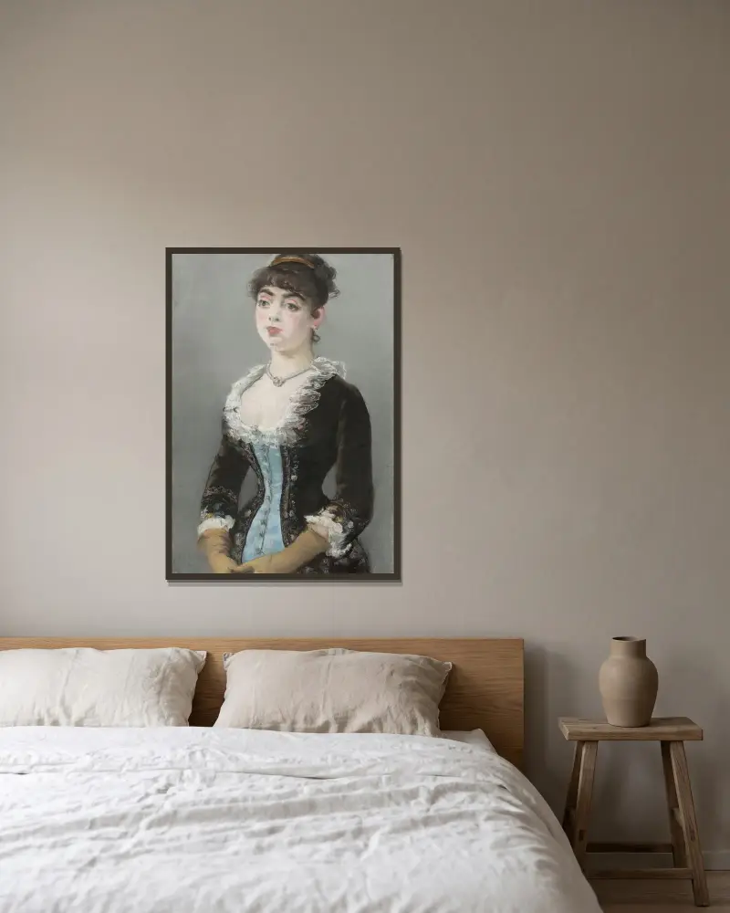 Madame Michel-Lévy von Édouard Manet gerahmt an einer Wand