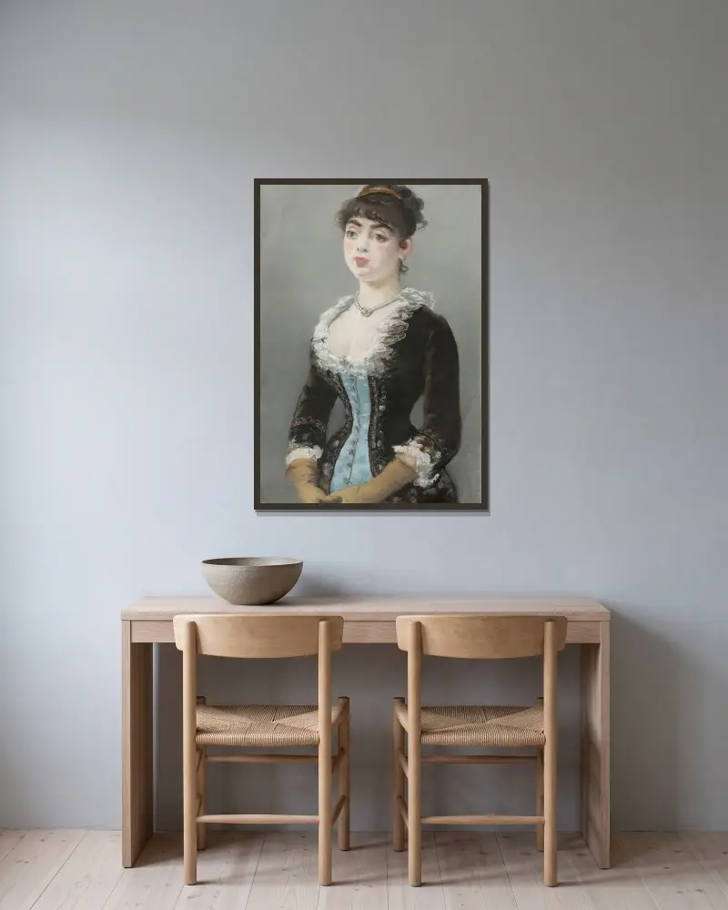 Madame Michel-Lévy von Édouard Manet gerahmt an einer Wand