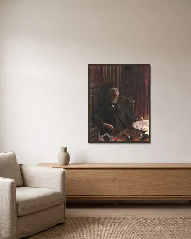 André Bénac, 1936, Édouard Vuillard v rámu na stěně