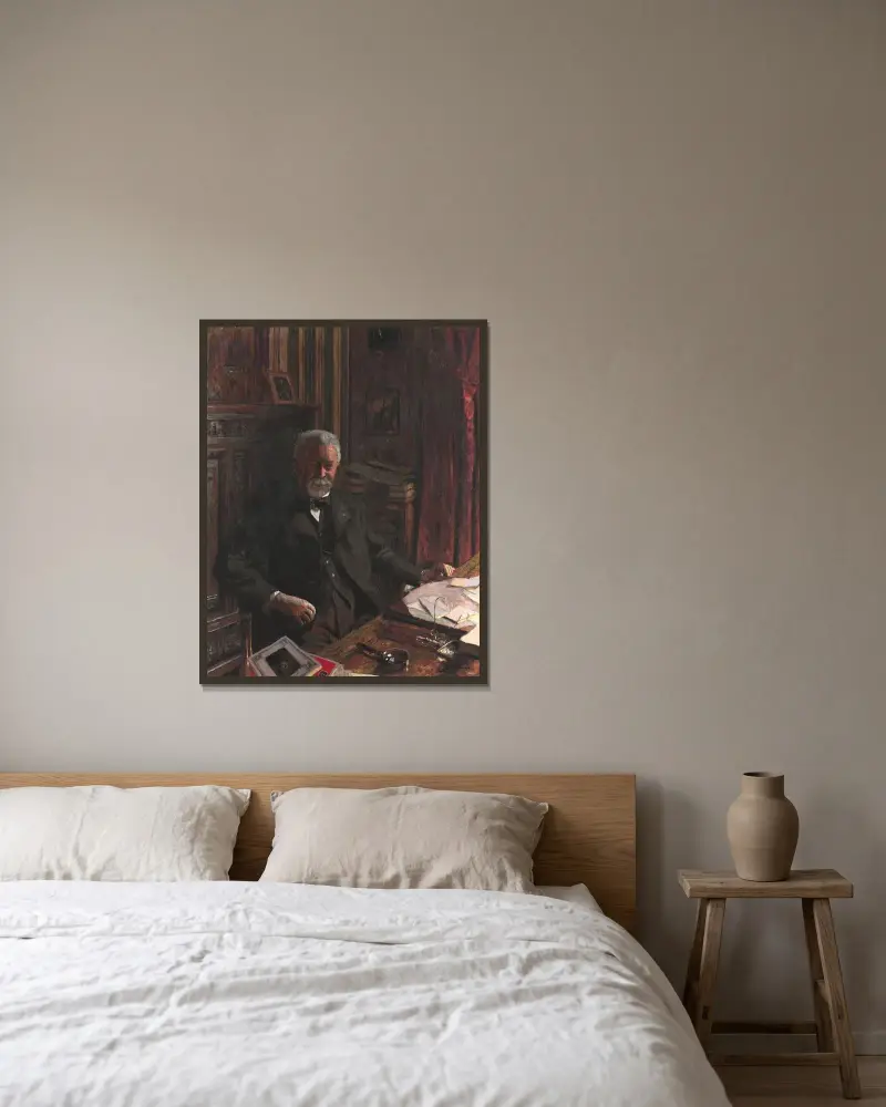 André Bénac, 1936, Édouard Vuillard v rámu na stěně