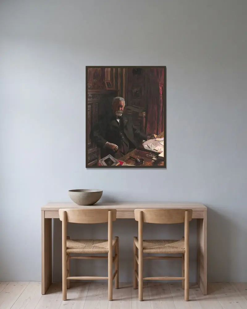 André Bénac, 1936, Édouard Vuillard v rámu na stěně