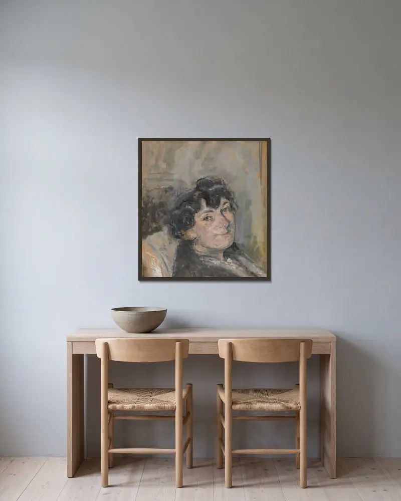 Lucy Hessel, Édouard Vuillard v rámu na stěně