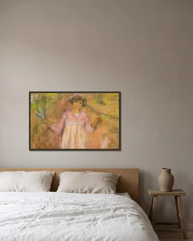 Mlle. Alice Kapferer, Édouard Vuillard v rámu na stěně