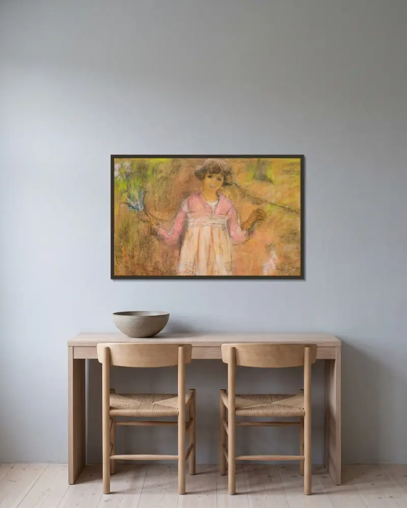 Mlle. Alice Kapferer, Édouard Vuillard v rámu na stěně