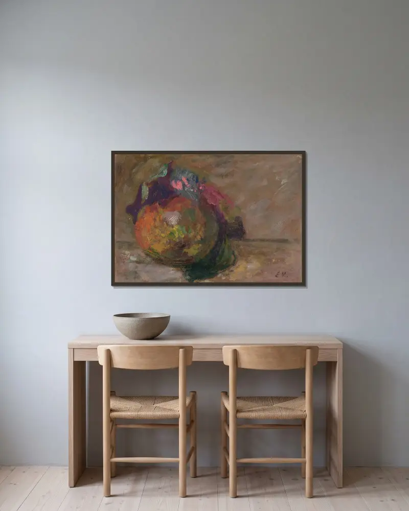 Jablko, Édouard Vuillard v rámu na stěně