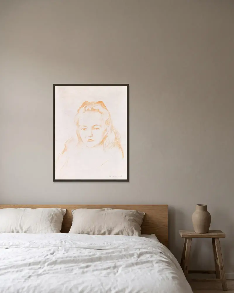 Ottilie Schiefler, Edvard Munch v rámu na stěně