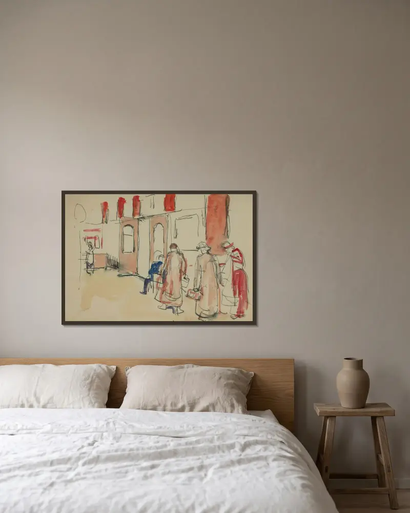 Bez tytułu 26, Edvard Munch w ramie na ścianie