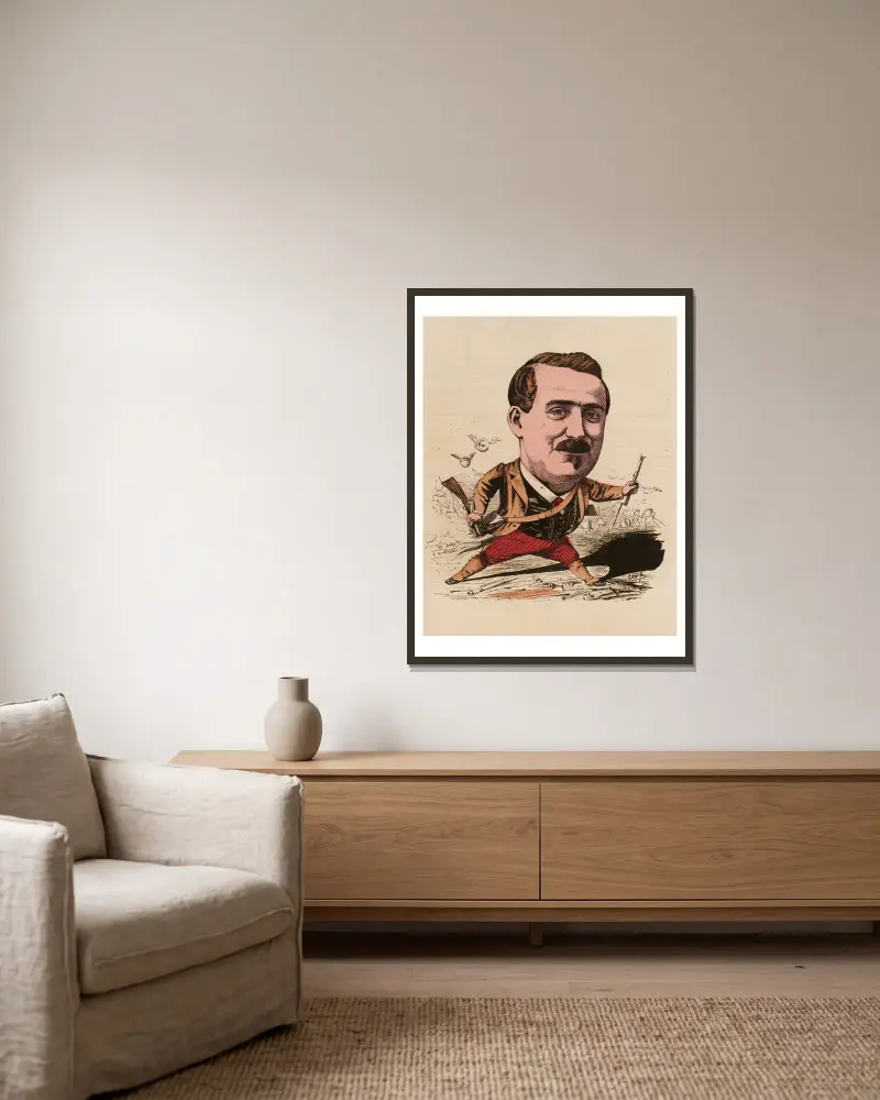 Chassepot, Edward Ancourt w ramie na ścianie