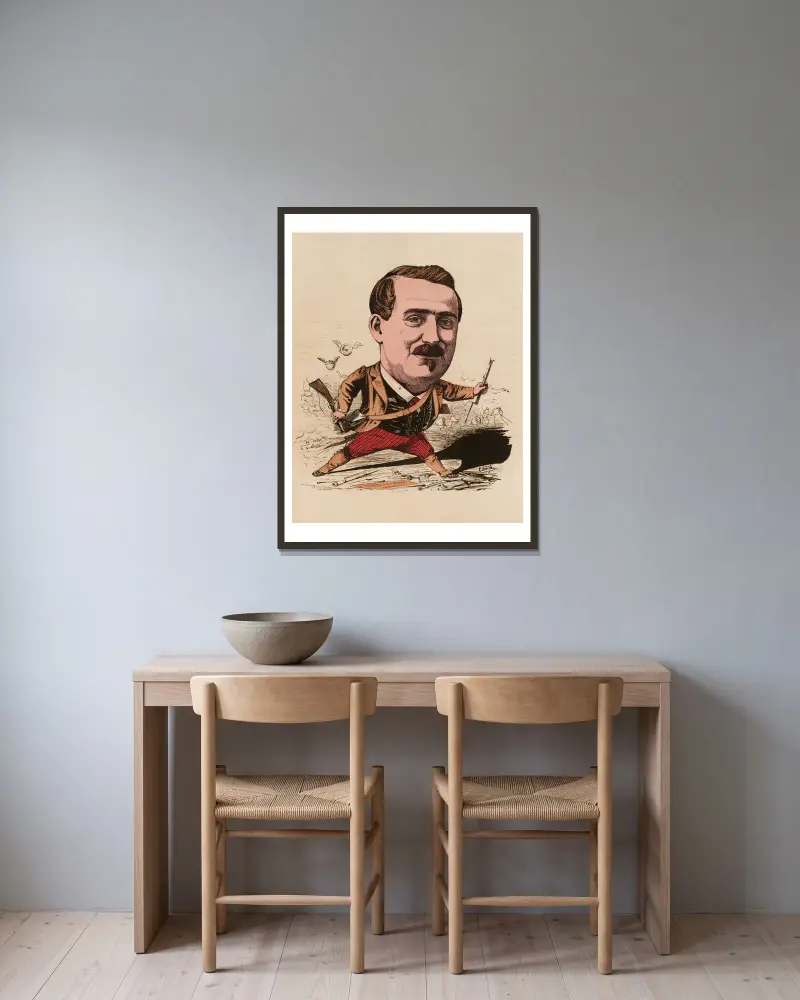 Chassepot, Edward Ancourt w ramie na ścianie