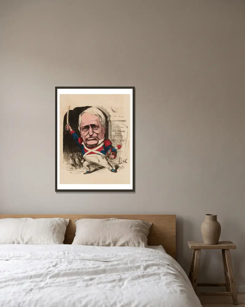 Henry Monnier, Edward Ancourt v rámu na stěně