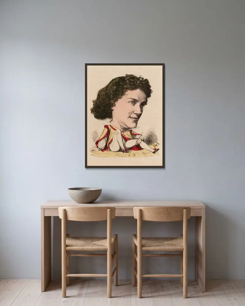 Jane Essler, Edward Ancourt w ramie na ścianie