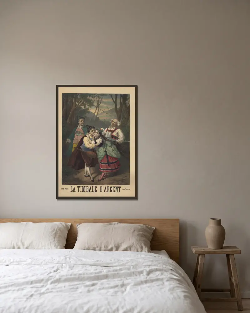 Stříbrný pozoun, Edward Ancourt v rámu na stěně