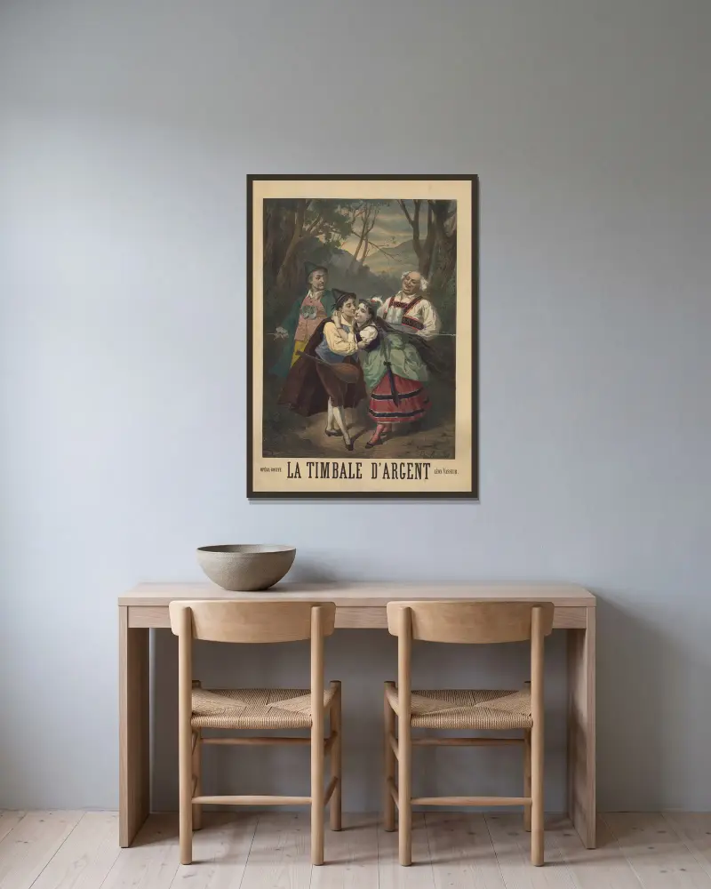 Stříbrný pozoun, Edward Ancourt v rámu na stěně