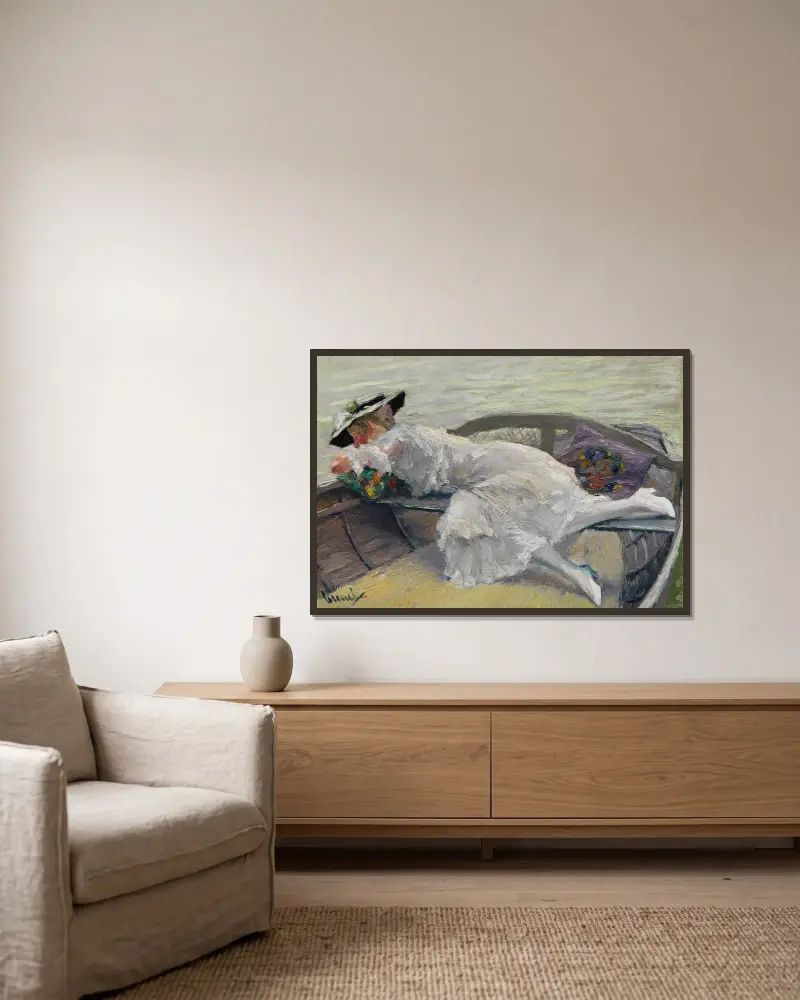 Piękna godzina, Edward Cucuel w ramie na ścianie