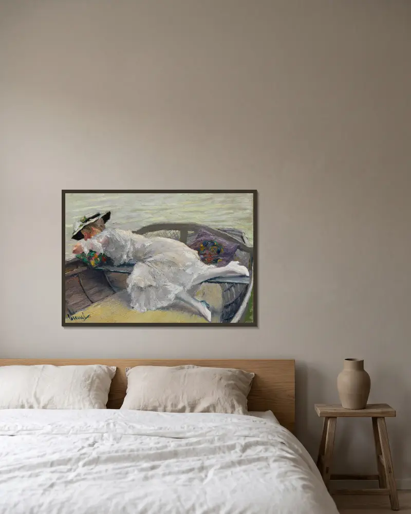 Piękna godzina, Edward Cucuel w ramie na ścianie