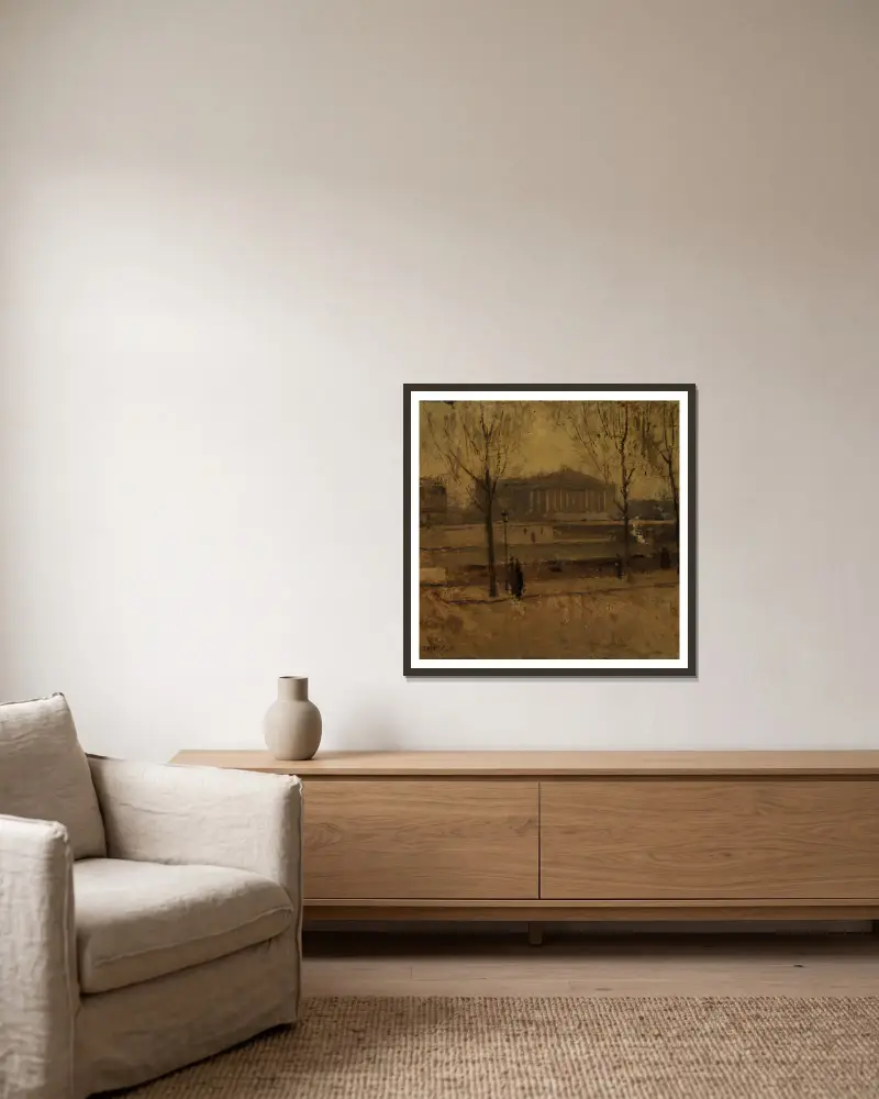 Chambre des Députés Nr. 1 von Frank Edwin Scott gerahmt an einer Wand