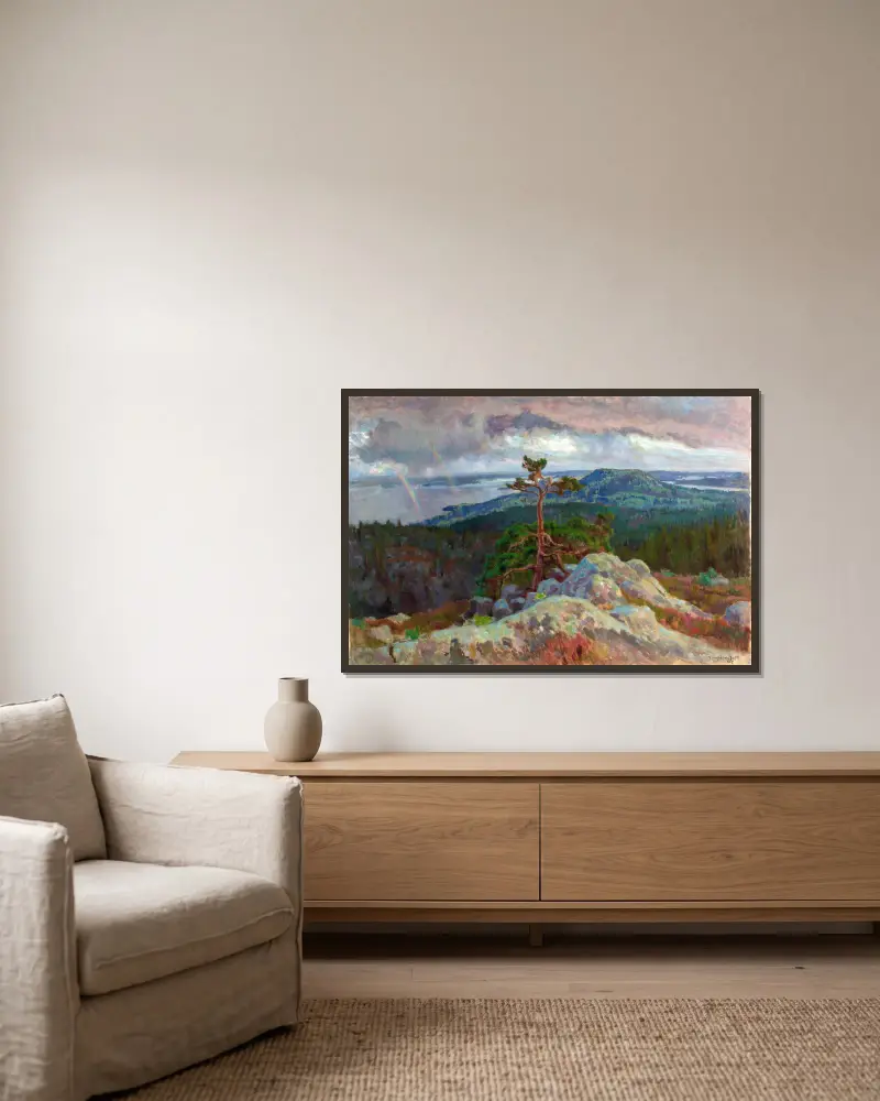 Koli, Eero Järnefelt v rámu na stěně