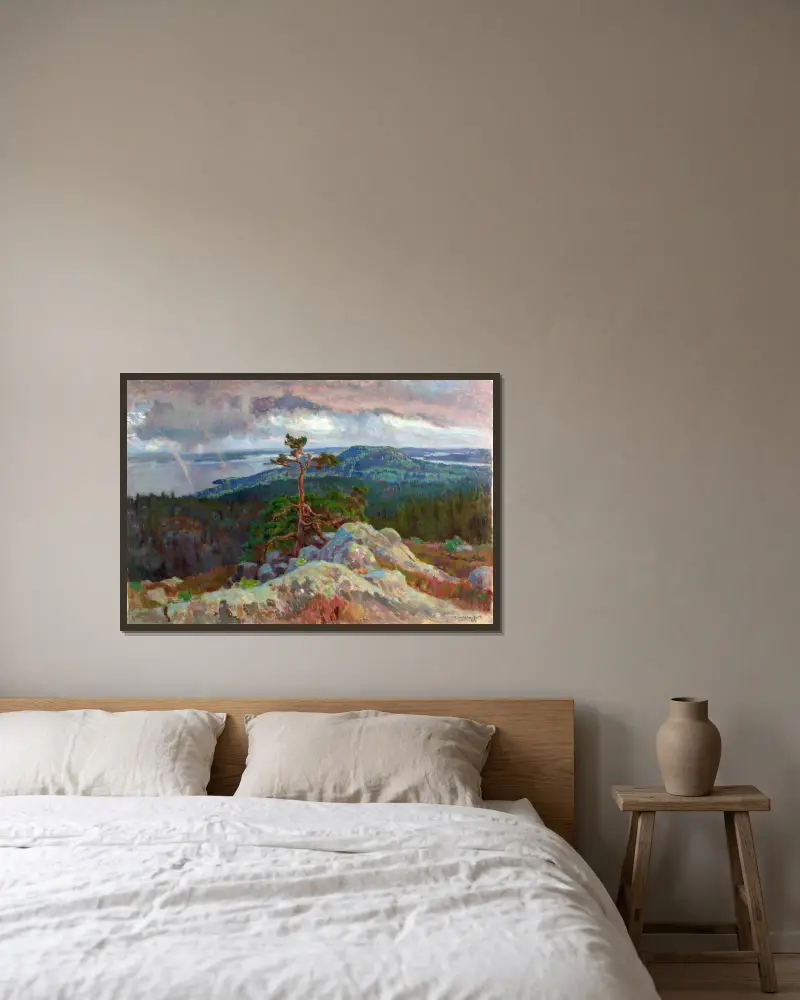 Koli, Eero Järnefelt v rámu na stěně