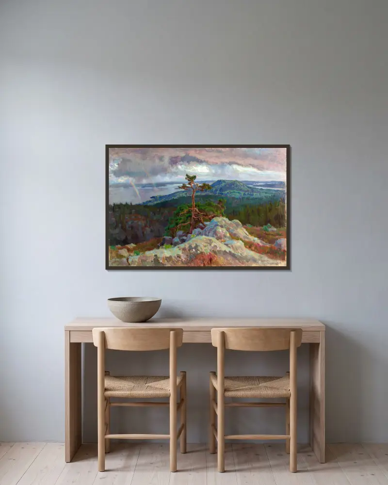 Koli, Eero Järnefelt v rámu na stěně