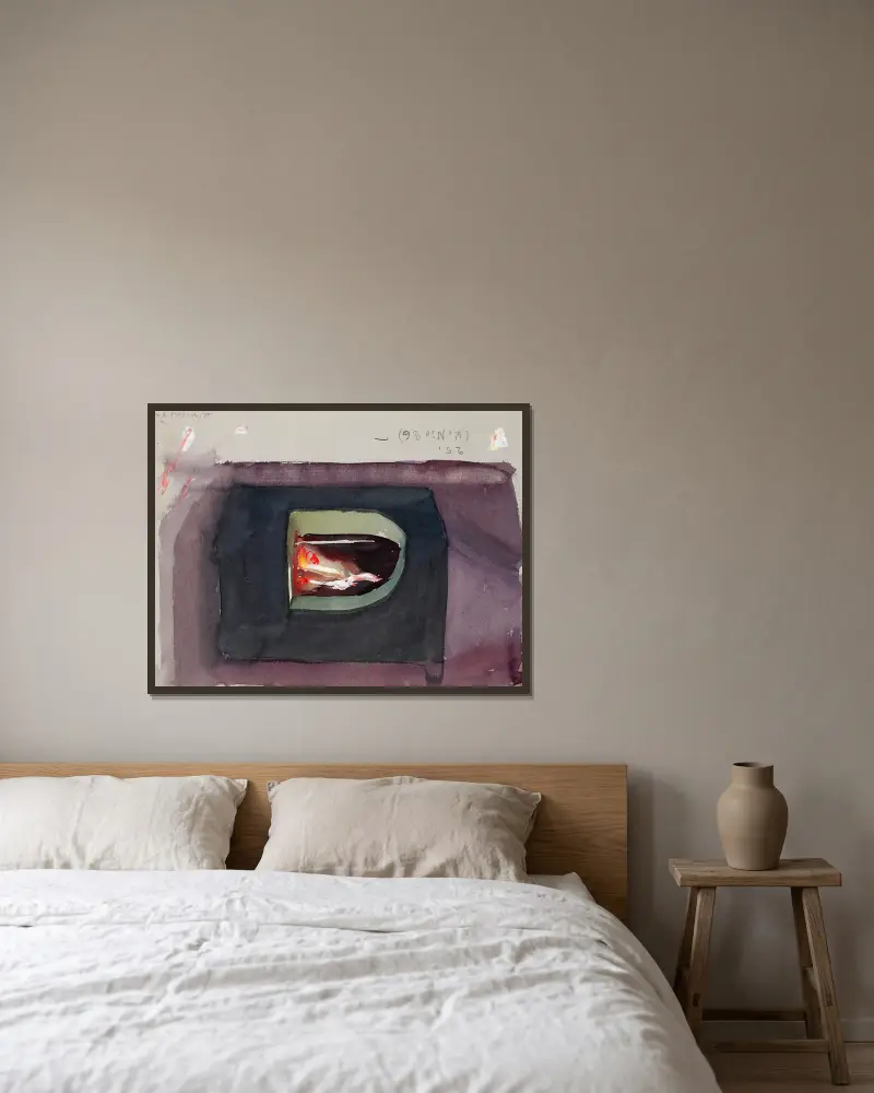 Ohne Titel, 1910 – Nr. 3 von Eero Järnefelt gerahmt an einer Wand