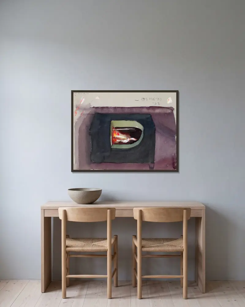 Ohne Titel, 1910 – Nr. 3 von Eero Järnefelt gerahmt an einer Wand
