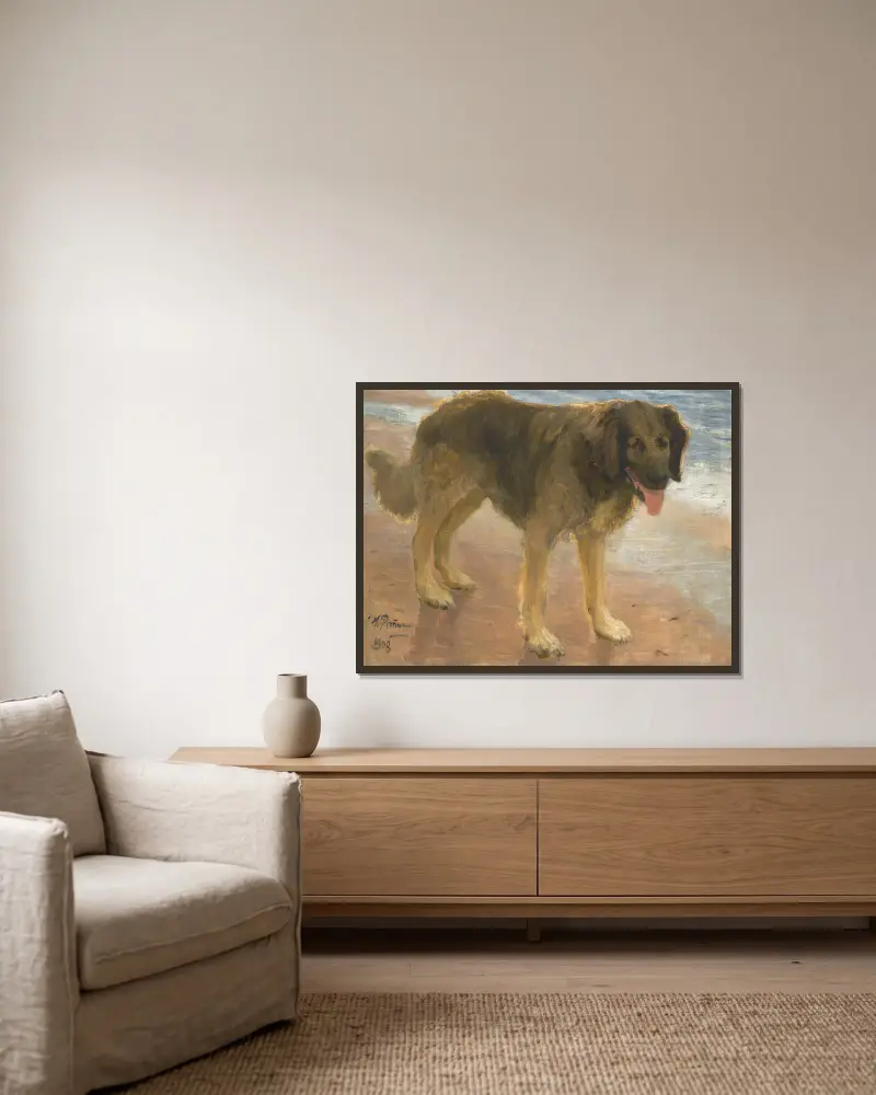 Nord von Ilya Efimovich Repin gerahmt an einer Wand