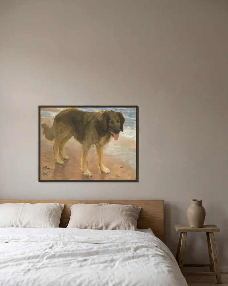 Nord von Ilya Efimovich Repin gerahmt an einer Wand