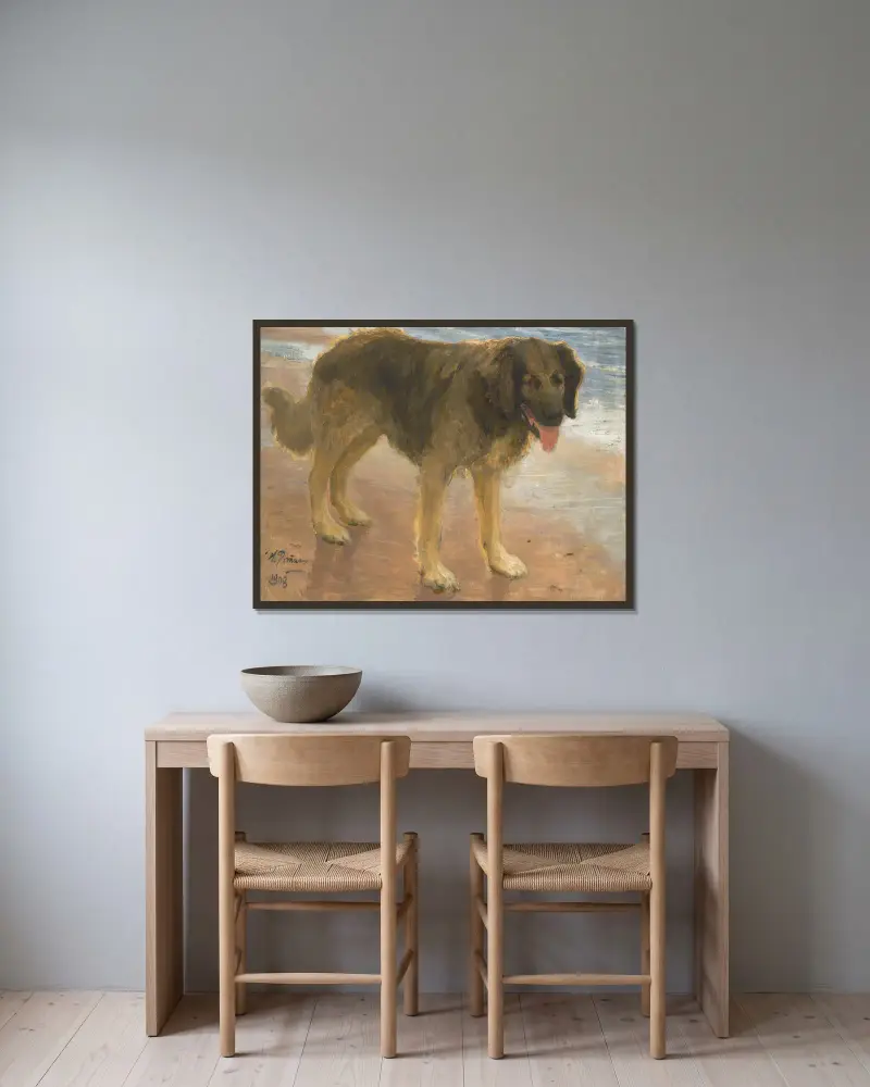 Nord von Ilya Efimovich Repin gerahmt an einer Wand