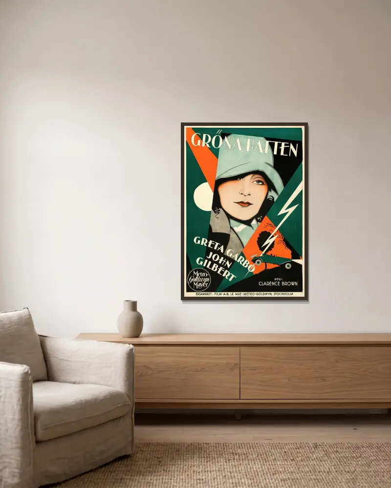 A Woman of Affairs von Eric Rohman gerahmt an einer Wand