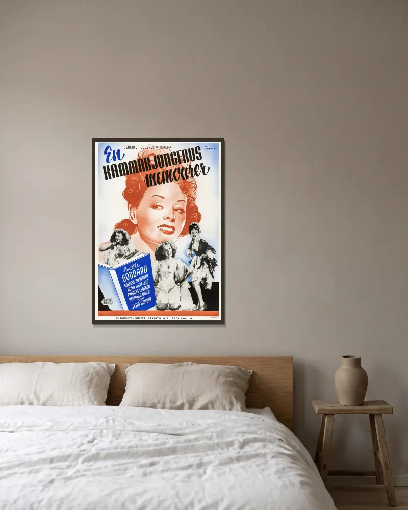 Tagebuch einer Kammerzofe von Eric Rohman gerahmt an einer Wand