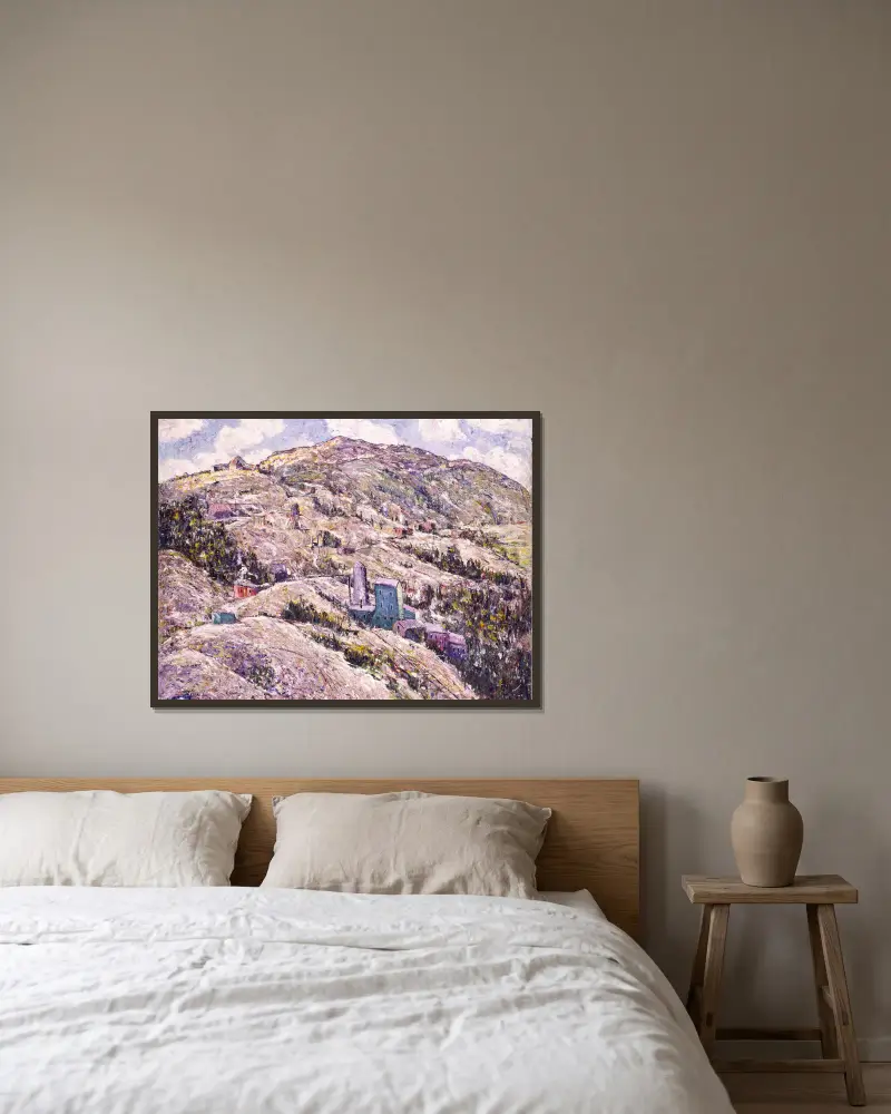 Gold Mining, Cripple Creek von Ernest Lawson gerahmt an einer Wand
