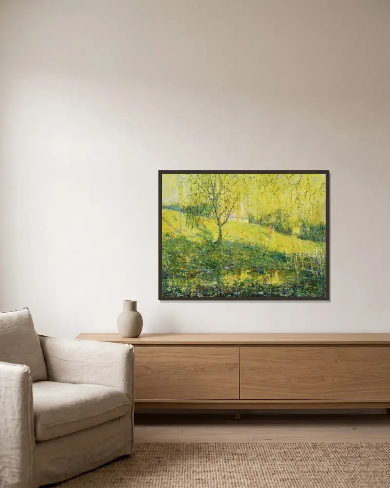 Jaro, Ernest Lawson v rámu na stěně