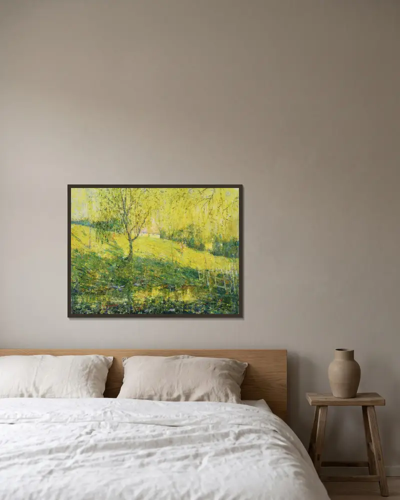 Jaro, Ernest Lawson v rámu na stěně
